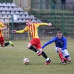 08.03.2020. Kielce. Derby regionu świętokrzyskiego. Korona II Kielce - Wisła Sandomierz / Wiktor Taszłow / Radio Kielce