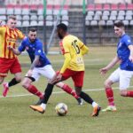 08.03.2020. Kielce. Derby regionu świętokrzyskiego. Korona II Kielce - Wisła Sandomierz / Wiktor Taszłow / Radio Kielce