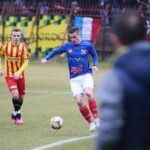 08.03.2020. Kielce. Derby regionu świętokrzyskiego. Korona II Kielce - Wisła Sandomierz / Wiktor Taszłow / Radio Kielce