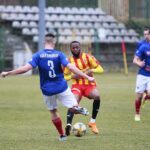 08.03.2020. Kielce. Derby regionu świętokrzyskiego. Korona II Kielce - Wisła Sandomierz / Wiktor Taszłow / Radio Kielce