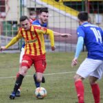 08.03.2020. Kielce. Derby regionu świętokrzyskiego. Korona II Kielce - Wisła Sandomierz / Wiktor Taszłow / Radio Kielce