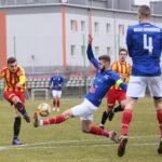 08.03.2020. Kielce. Derby regionu świętokrzyskiego. Korona II Kielce - Wisła Sandomierz / Wiktor Taszłow / Radio Kielce