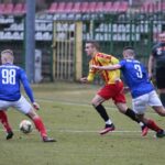 08.03.2020. Kielce. Derby regionu świętokrzyskiego. Korona II Kielce - Wisła Sandomierz / Wiktor Taszłow / Radio Kielce