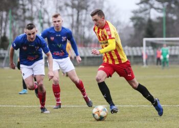 08.03.2020. Kielce. Derby regionu świętokrzyskiego. Korona II Kielce - Wisła Sandomierz / Wiktor Taszłow / Radio Kielce