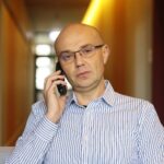 Kielce. 04.12.2019. Dr Jacek Paluch, gastroenterolog ze Świętokrzyskiego Centrum Onkologii / Wiktor Taszłow / Radio Kielce