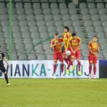 09.03.2020. Kielce. 26. kolejka PKO Ekstraklasy: Korona Kielce - ŁKS Łódź / Wiktor Taszłow / Radio Kielce