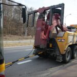 10.02.2020. Kielce. Kierowca BMW wjechał w autobus miejski / Wiktor Taszłow / Radio Kielce