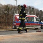 10.02.2020. Kielce. Kierowca BMW wjechał w autobus miejski / Wiktor Taszłow / Radio Kielce