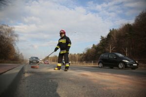 10.02.2020. Kielce. Kierowca BMW wjechał w autobus miejski / Wiktor Taszłow / Radio Kielce