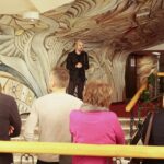 10.03.2020 Kielce. Projekt „Dostrzec Niedostrzeżone” w KCK. Na zdjęciu: Artur Wijata, szef Galerii Sztuki Współczesnej „Winda” / Wiktor Taszłow / Radio Kielce