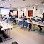 11.03.2020. Kielce. Finał Wielkiego Testu Ortograficznego dla uczniów w Wojewódzkiej Bibliotece Publicznej / Wiktor Taszłow / Radio Kielce