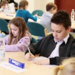 11.03.2020. Kielce. Finał Wielkiego Testu Ortograficznego dla uczniów w Wojewódzkiej Bibliotece Publicznej / Wiktor Taszłow / Radio Kielce