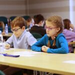 11.03.2020. Kielce. Finał Wielkiego Testu Ortograficznego dla uczniów w Wojewódzkiej Bibliotece Publicznej / Wiktor Taszłow / Radio Kielce