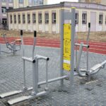 11.03.2020. Kielce. Nowe boisko, bieżnia i siłownia przy Zespole Szkół Mechanicznych / Wiktor Taszłow / Radio Kielce