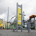 11.03.2020. Kielce. Nowe boisko, bieżnia i siłownia przy Zespole Szkół Mechanicznych / Wiktor Taszłow / Radio Kielce