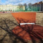 11.03.2020. Kielce. Nowe boisko, bieżnia i siłownia przy Zespole Szkół Mechanicznych / Wiktor Taszłow / Radio Kielce