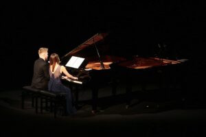 11.03.2020. Kielce. Koncert "Novi Piano Duo" w Kieleckim Centrum Kultury / Wiktor Taszłow / Radio Kielce