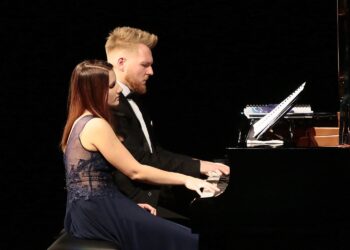 11.03.2020. Kielce. Koncert "Novi Piano Duo" w Kieleckim Centrum Kultury / Wiktor Taszłow / Radio Kielce