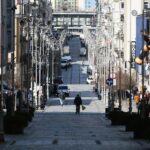 13.03.2020. Kielce. Puste przystanki, autobusy, ulice, urzędy, dworce, lokale gastronomiczne / Wiktor Taszłow / Radio Kielce