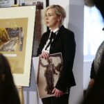 13.03.2020. Kielce. Dworek Laszczyków. Konferencja prasowa. Na zdjęciu: Beata Ryń -Muzeum Wsi Kieleckiej / Wiktor Taszłow / Radio Kielce