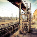 08.04.2018 Kielce. Dawna lokomotywownia na Herbach / Robert Felczak / Radio Kielce