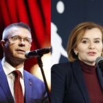 Prezydent Bogdan Wenta i wiceminister sportu Anna Krupka / Radio Kielce