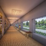 Wizualizacja budynku Zespołu Państwowych Szkół Plastycznych w Kielcach przygotowana przez Michała Becha. Wykorzystał projekt gmachu w grze komputerowej Minecraft / Michał Bech