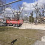 06.04.2020. Włoszczowa. Prace na Placu Wolności / Dionizy Krawczyński / Radio Kielce