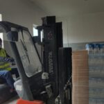 22.04.2020 Sandomierz. Rozładunek cukru podarowanego przez Krajową Spółkę Cukrową dla  Caritas Diecezji Sandomierskiej / Ks. Bogusław Pitucha