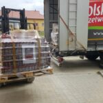 22.04.2020 Sandomierz. Rozładunek cukru podarowanego przez Krajową Spółkę Cukrową dla  Caritas Diecezji Sandomierskiej / Ks. Bogusław Pitucha