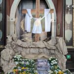 10.04.2020. Sandomierz. Grób Pański w bazylice katedralnej w Sandomierzu / Grażyna Szlęzak-Wójcik / Radio Kielce