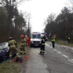 22.04.2020. Kolonia Pilczyca. Wypadek / PSP Włoszczowa