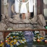 10.04.2020. Sandomierz. Grób Pański w bazylice katedralnej w Sandomierzu / Grażyna Szlęzak-Wójcik / Radio Kielce