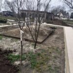 12.04.2020 Gorzków. Ogród biblijny / Agnieszka Kula-Kielian - kierownik placówki Caritas w Gorzkowie