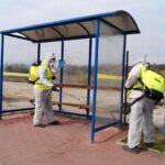 03.04.2020 Kazimierza Wielka. Dezynfekcja miasta / Łukasz Maderak