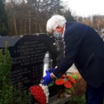 22.04.2020. Młynek Nieświński. 76. rocznica rozstrzelania Polaków w czasie niemieckiej okupacji / Jadwiga Kozerawska