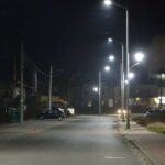 22.04.2020. Bieliny. Nowe oświetlenie uliczne / Sławomir Kopacz