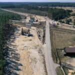 10.04.2020 Kozia Wieś. Budowa wiaduktu nad torami / Jarosław Kubalski / Radio Kielce