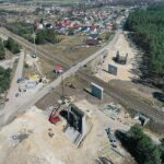 10.04.2020 Kozia Wieś. Budowa wiaduktu nad torami / Jarosław Kubalski / Radio Kielce