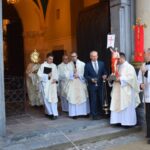 12.04.2020 Sandomierz. Msza święta rezurekcyjna pod przewodnictwem biskupa sandomierskiego Krzysztofa Nitkiewicza / ks. Wojciech Kania