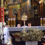 12.04.2020 Sandomierz. Msza święta rezurekcyjna pod przewodnictwem biskupa sandomierskiego Krzysztofa Nitkiewicza / ks. Wojciech Kania