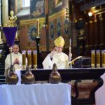 09.04.2020. Sandomierz. Wielki Czwartek. Msza Święta Krzyżma w Bazylice Katedralnej / Wojciech Kania