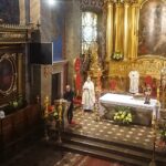 26.04.2020. Kielce. Bazylika katedralna. Msza święta / Marlena Płaska / Radio Kielce