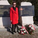 10.04.2020 Starachowice. Hołd ofiarom katastrofy smoleńskiej oddała poseł Agata Wojtyszek / Anna Głąb / Radio Kielce