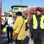 02.04.2020. Jędrzejów. Targowisko / Ewa Pociejowska-Gawęda / Radio Kielce