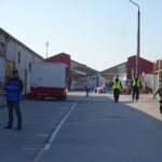 02.04.2020. Jędrzejów. Targowisko / Ewa Pociejowska-Gawęda / Radio Kielce