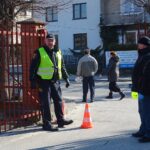 02.04.2020. Jędrzejów. Targowisko / Ewa Pociejowska-Gawęda / Radio Kielce