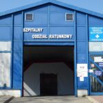 02.04.2020. Jędrzejów. Namiot do segregowania pacjentów przy SOR Szpitala Specjalistycznego / Ewa Pociejowska-Gawęda / Radio Kielce