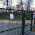 04.04.2020. Jędrzejów. Park przy ul. Barbary / Ewa Pociejowska-Gawęda / Radio Kielce