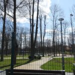 04.04.2020. Jędrzejów. Park przy ul. Barbary / Ewa Pociejowska-Gawęda / Radio Kielce